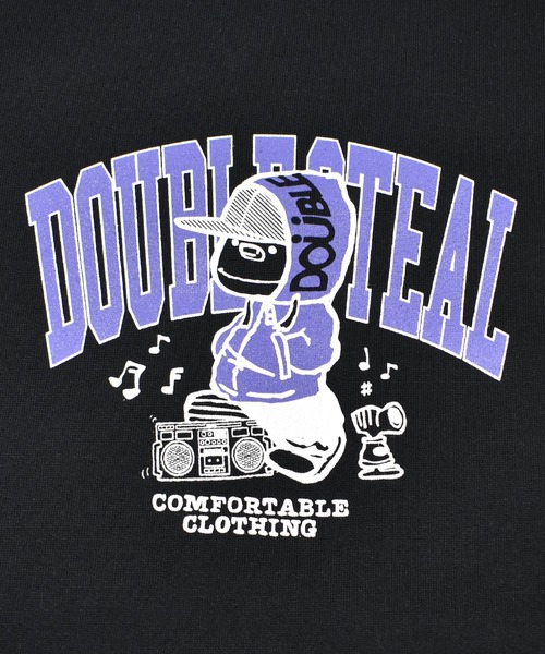 DOUBLE STEAL(ダブルスティール)の「Music DOUBZ crew 裏起毛クルー(スウェット・メンズ・トップグレー/ブラック/ブルー・X-LARGE/LARGE/MEDIUM)」の12枚目の写真