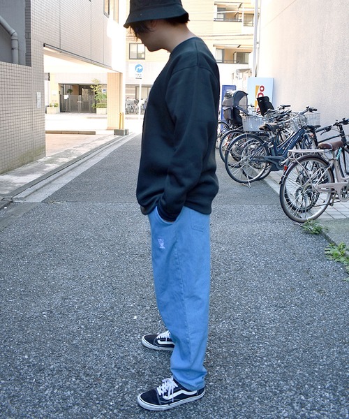 DOUBLE STEAL(ダブルスティール)の「Music DOUBZ crew 裏起毛クルー(スウェット・メンズ・トップグレー/ブラック/ブルー・X-LARGE/LARGE/MEDIUM)」の15枚目の写真