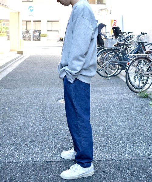 DOUBLE STEAL(ダブルスティール)の「Music DOUBZ crew 裏起毛クルー(スウェット・メンズ・トップグレー/ブラック/ブルー・X-LARGE/LARGE/MEDIUM)」の19枚目の写真