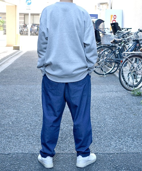 DOUBLE STEAL(ダブルスティール)の「Music DOUBZ crew 裏起毛クルー(スウェット・メンズ・トップグレー/ブラック/ブルー・X-LARGE/LARGE/MEDIUM)」の20枚目の写真