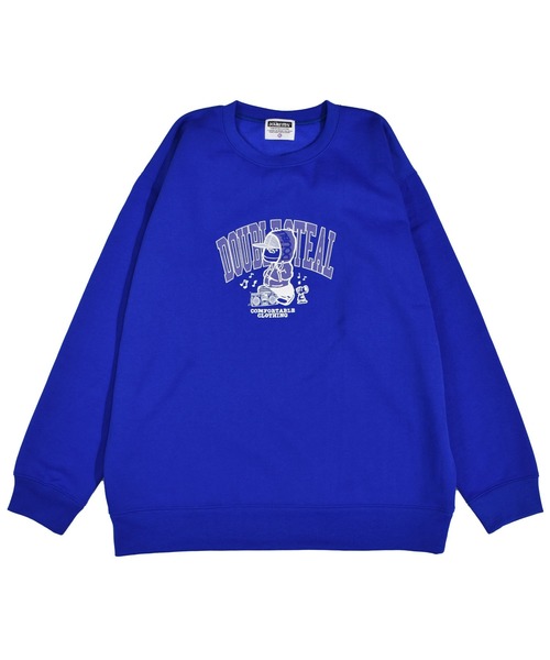DOUBLE STEAL(ダブルスティール)の「Music DOUBZ crew 裏起毛クルー(スウェット・メンズ・トップグレー/ブラック/ブルー・X-LARGE/LARGE/MEDIUM)」の8枚目の写真