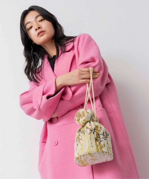 Casselini(キャセリーニ)の「Casselini(キャセリーニ)ジャガード刺繍バッグ(ショルダーバッグ・レディース・ブラウン/シルバー/ゴールド/グリーン・FREE)」の18枚目の写真