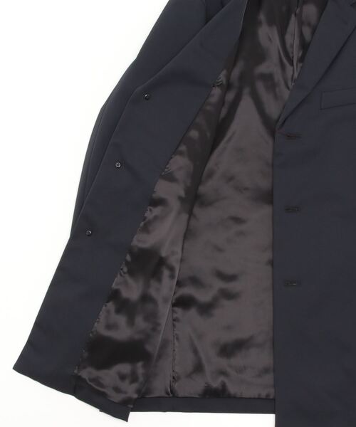 COMME CA MEN（コムサメン）の「ポリエステルチェスターコート（チェスターコート・メンズ・ネイビー/ブラック・L/M/S）」の3枚目の写真