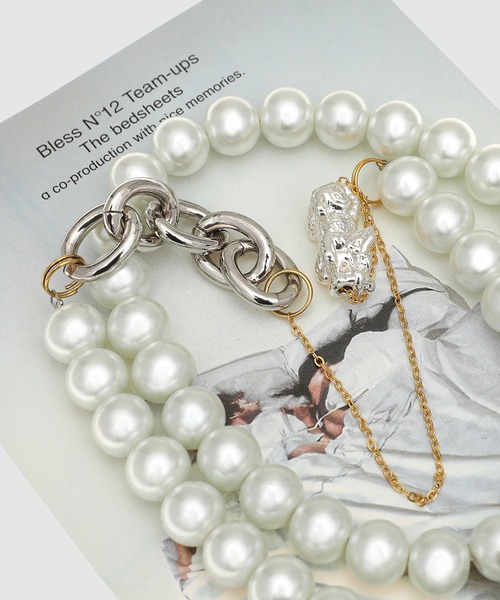 BLESS（ブレス）の「MATERIALMIX NECKLACE（ネックレス・メンズ・その他・ONE SIZE）」の4枚目の写真