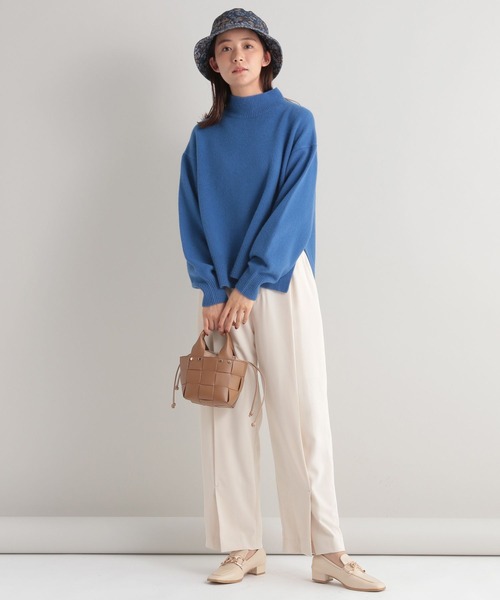 Andemiu（アンデミュウ）の「タックスリットパンツ157534（その他パンツ・レディース・オレンジ/グリーン/アイボリー・SMALL/MEDIUM）」の7枚目の写真