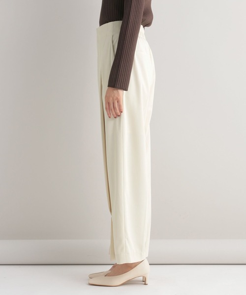 Andemiu（アンデミュウ）の「タックスリットパンツ157534（その他パンツ・レディース・オレンジ/グリーン/アイボリー・SMALL/MEDIUM）」の5枚目の写真