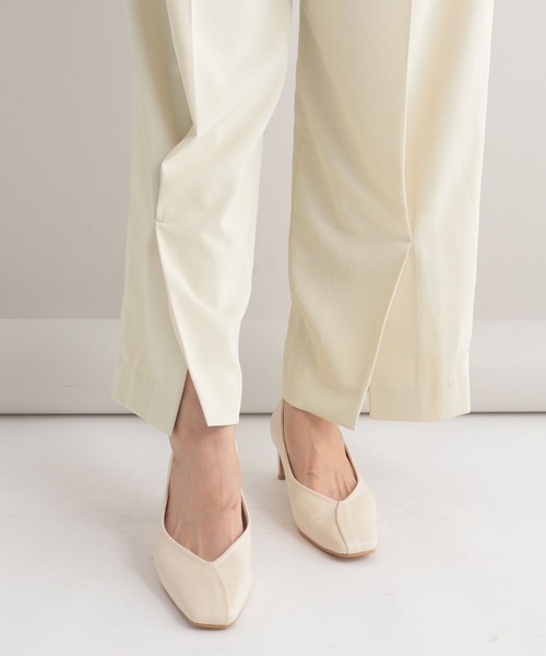 Andemiu（アンデミュウ）の「タックスリットパンツ157534（その他パンツ・レディース・オレンジ/グリーン/アイボリー・SMALL/MEDIUM）」の19枚目の写真