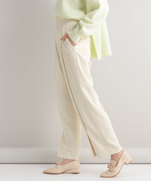 Andemiu（アンデミュウ）の「タックスリットパンツ157534（その他パンツ・レディース・オレンジ/グリーン/アイボリー・SMALL/MEDIUM）」の22枚目の写真