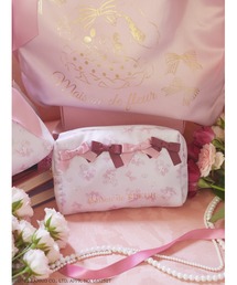 Maison de FLEUR（メゾンドフルール）の「Bonbonribbon スクエアポーチ（ポーチ）」