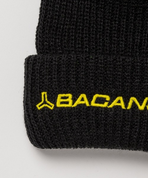 BEAVER(ビーバー)の「BACANCES ALL INCLUSIVE/バカンスオールインクルーシブ BC KNIT CAP SPECE LOGO BC052205(ニットキャップ/ビーニー・メンズ・ブラック/オレンジ・FREE)」の7枚目の写真