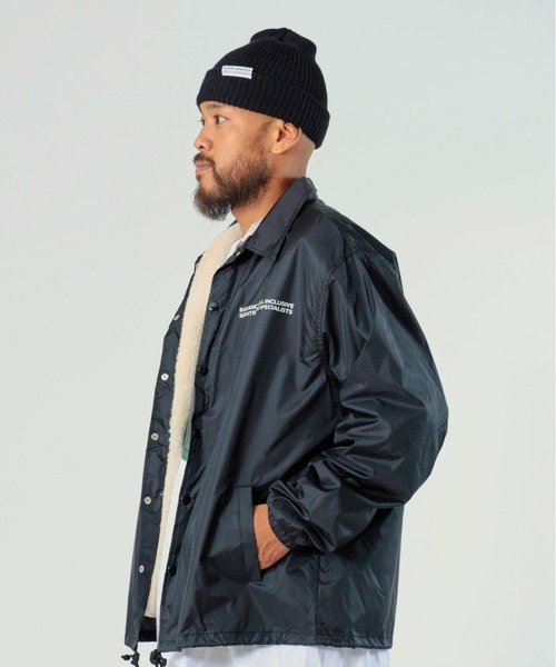 BEAVER(ビーバー)の「BACANCES ALL INCLUSIVE/バカンスオールインクルーシブ BC KNIT CAP SPECE LOGO BC052205(ニットキャップ/ビーニー・メンズ・ブラック/オレンジ・FREE)」の9枚目の写真