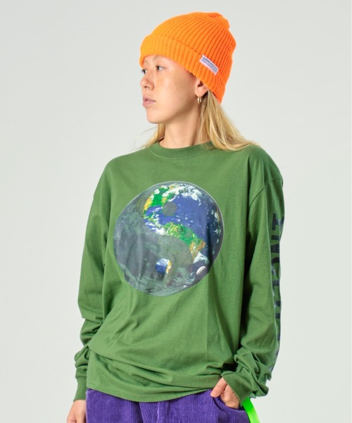 BEAVER(ビーバー)の「BACANCES ALL INCLUSIVE/バカンスオールインクルーシブ BC KNIT CAP SPECE LOGO BC052205(ニットキャップ/ビーニー・メンズ・ブラック/オレンジ・FREE)」の11枚目の写真