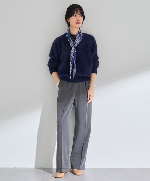 SHENERY(シーナリー)の「ファーカシミヤクルーネックニットプルオーバー(ニット/セーター・レディース・ベージュ/ネイビー/オレンジ・FREE)」の20枚目の写真