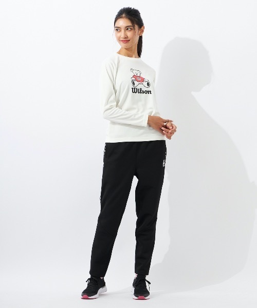 wilson(ウィルソン)の「【WILSON:ウィルソン】レディースドライメッシュロングTシャツ(Tシャツ/カットソー・レディース・ホワイト/ブラック/ネイビー/ピンク・MEDIUM/LARGE/X-LARGE)」の17枚目の写真