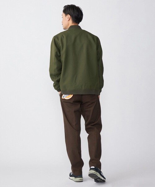 SHIPS(シップス)の「SHIPS: AERO CAPSULE(R) ギャバジン MA-1 リブ ブルゾン(MA-1・メンズ・ブラック/オリーブ/ベージュ系・SMALL/MEDIUM/LARGE/X-LARGE)」の21枚目の写真