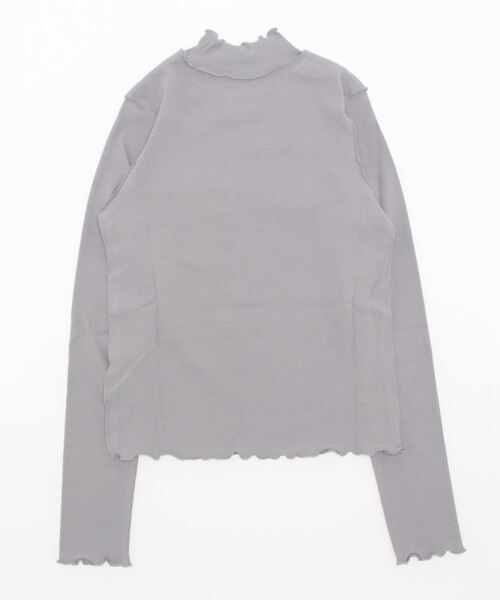 archives(アルシーヴ)の「ハイネックリブTOPS(Tシャツ/カットソー・レディース・ブラック/オフホワイト/ブルーグレー/グレイッシュベージュ・MEDIUM)」の9枚目の写真
