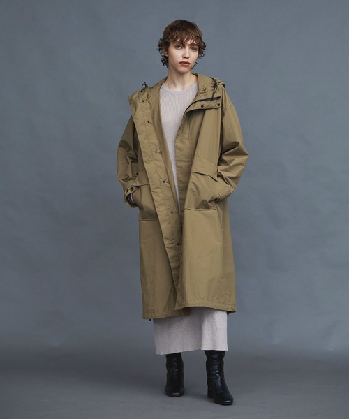 N.O.R.C by the line（ノークバイザライン）の「ウール混ルーズリブニットワンピース（ワンピース・レディース・グリーン/ブラック/ベージュ・S/M）」の13枚目の写真