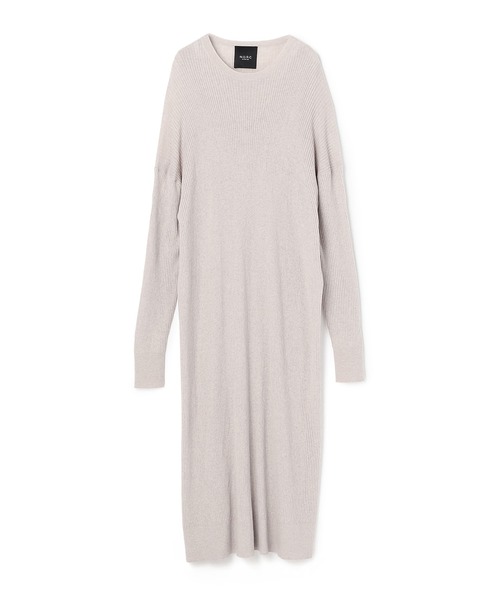 N.O.R.C by the line（ノークバイザライン）の「ウール混ルーズリブニットワンピース（ワンピース・レディース・グリーン/ブラック/ベージュ・S/M）」の21枚目の写真