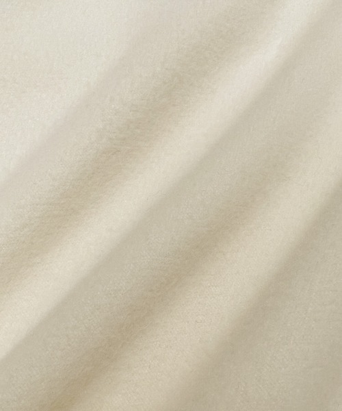 JUNOAH(ジュノア)の「コクーンスリーブショートコート(ステンカラーコート・レディース・アイボリー/ブラック/モカ・MEDIUM/LARGE/X-LARGE)」の13枚目の写真