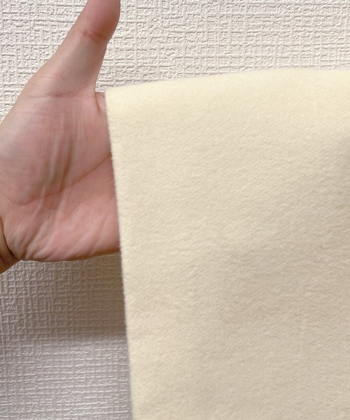 JUNOAH(ジュノア)の「コクーンスリーブショートコート(ステンカラーコート・レディース・アイボリー/ブラック/モカ・MEDIUM/LARGE/X-LARGE)」の9枚目の写真