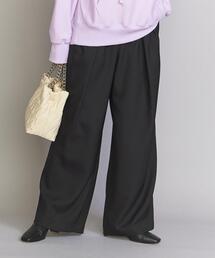 BEAUTY&YOUTH UNITED ARROWS | ツイル タックワイド パンツ -ウォッシャブル-(その他パンツ)