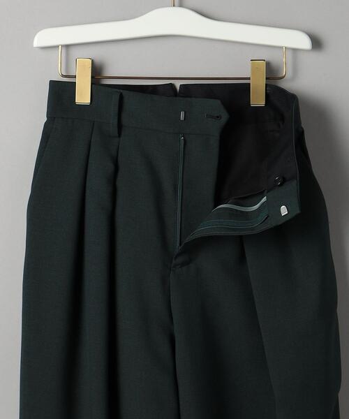 BEAUTY&YOUTH UNITED ARROWS(ビューティーアンドユースユナイテッドアローズ)の「ツイル タックワイド パンツ -ウォッシャブル-(その他パンツ・レディース・ベージュ/ブラック/ダークグリーン・S/M)」の12枚目の写真