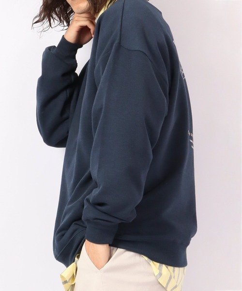 Red Cap Girl(レッドキャプガール)の「裏毛バックイラスト ワイドクルーネックプルオーバー 2022AW(スウェット・メンズ・ホワイト/アッシュグレー/ネイビー/オレンジ/グリーン・M/L)」の17枚目の写真