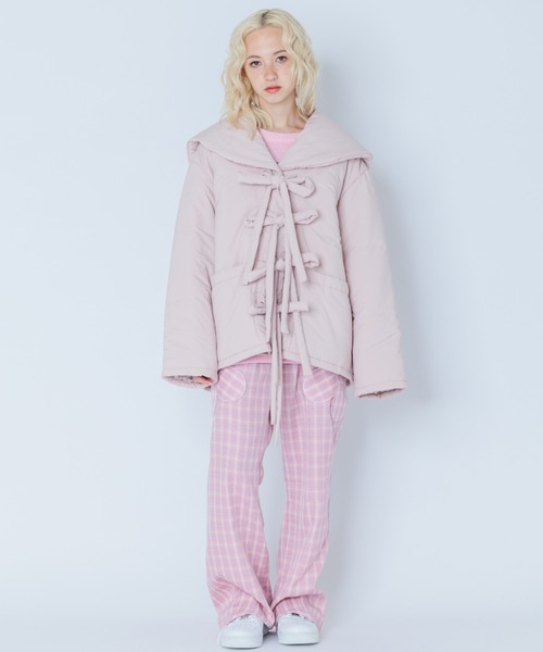 Candy Stripper（キャンディストリッパー）の「FLOWER CHECK パンツ（その他パンツ・レディース・ラベンダー/ベージュ/ピンク・2）」の17枚目の写真