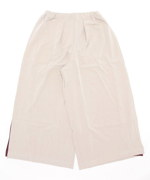 カヤ（カヤ）の「【カヤ】隠れ色 袴風ワイドパンツ（その他パンツ・レディース・スミクロ/ネイビー/グリーン/アイボリー・FREE）」の5枚目の写真