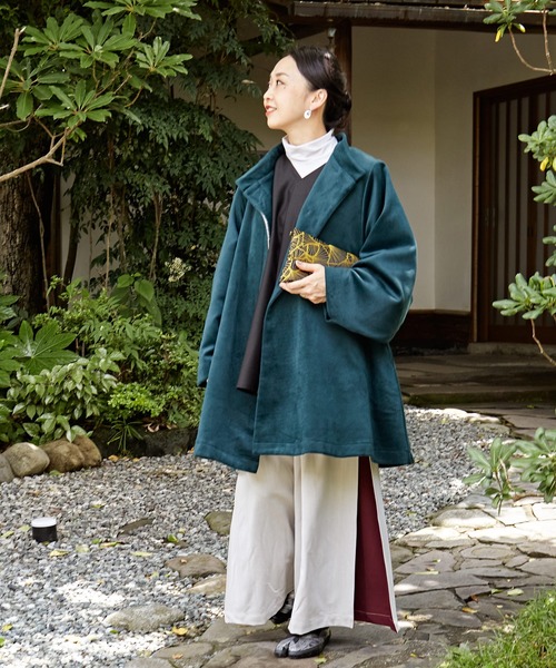 カヤ】隠れ色 袴風ワイドパンツ（その他パンツ）｜カヤ（カヤ）の