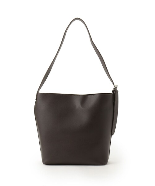 THE SHOP TK (ザ ショップ ティーケー )の「◆シンセティックレザーワイドベルトショルダーバッグ(ショルダーバッグ・メンズ・チャコールグレー/ブラック/ダークブラウン・00)」の3枚目の写真