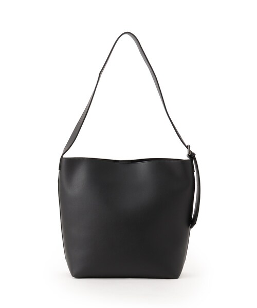 THE SHOP TK (ザ ショップ ティーケー )の「◆シンセティックレザーワイドベルトショルダーバッグ(ショルダーバッグ・メンズ・チャコールグレー/ブラック/ダークブラウン・00)」の1枚目の写真