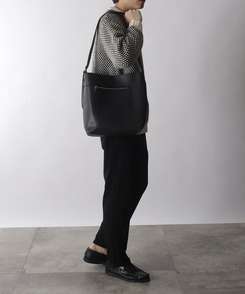 THE SHOP TK (ザ ショップ ティーケー )の「◆シンセティックレザーワイドベルトショルダーバッグ(ショルダーバッグ・メンズ・チャコールグレー/ブラック/ダークブラウン・00)」の20枚目の写真