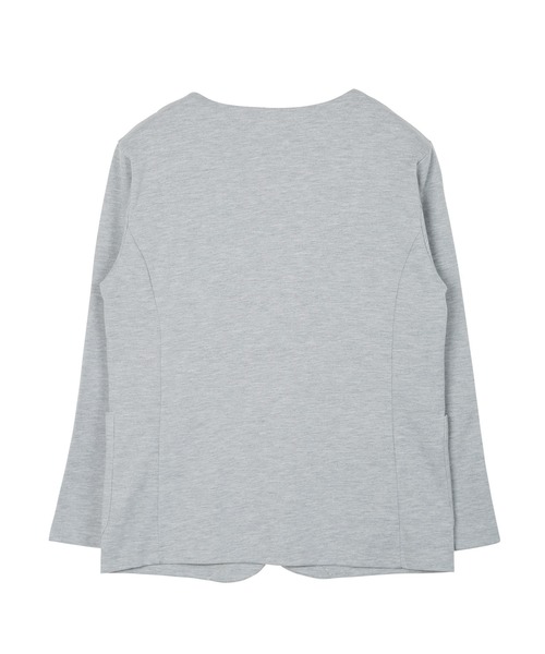 jiggys shop(ジギーズショップ)の「ノーカラーポンチジャケット(ノーカラージャケット・メンズ・ミックスグレー/ネイビー/ブラック・MEDIUM/LARGE/X-LARGE)」の10枚目の写真