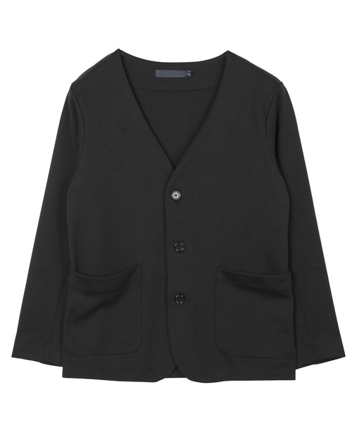 jiggys shop(ジギーズショップ)の「ノーカラーポンチジャケット(ノーカラージャケット・メンズ・ミックスグレー/ネイビー/ブラック・MEDIUM/LARGE/X-LARGE)」の4枚目の写真