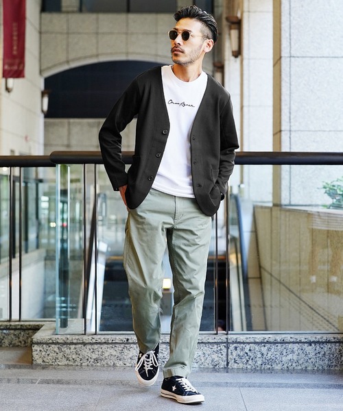 jiggys shop(ジギーズショップ)の「ノーカラーポンチジャケット(ノーカラージャケット・メンズ・ミックスグレー/ネイビー/ブラック・MEDIUM/LARGE/X-LARGE)」の5枚目の写真