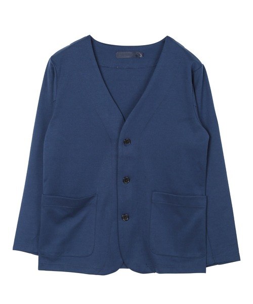 jiggys shop(ジギーズショップ)の「ノーカラーポンチジャケット(ノーカラージャケット・メンズ・ミックスグレー/ネイビー/ブラック・MEDIUM/LARGE/X-LARGE)」の8枚目の写真