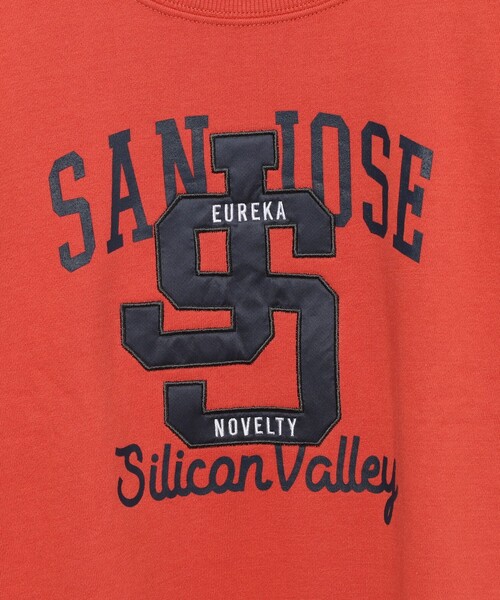 coen（コーエン）の「CVC裏起毛カレッジスウェット（スウェット・キッズ・コバルトブルー/オレンジ・110/150/100/140/130/120）」の18枚目の写真