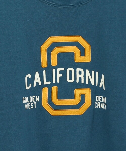 coen（コーエン）の「CVC裏起毛カレッジスウェット（スウェット・キッズ・コバルトブルー/オレンジ・110/150/100/140/130/120）」の19枚目の写真