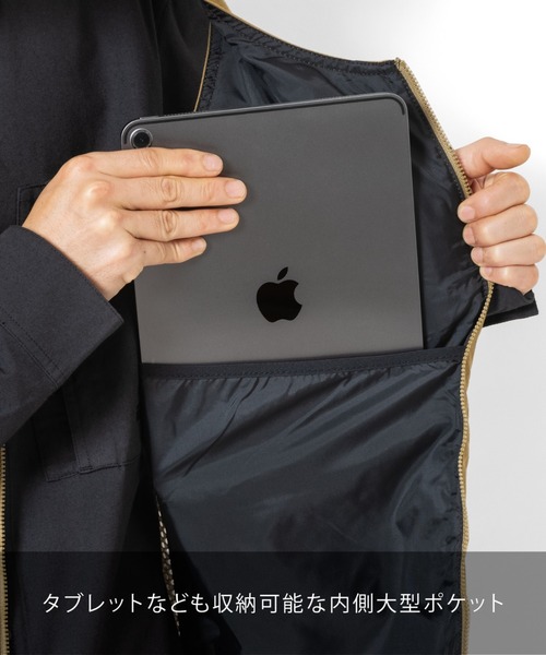 241 twoforone/トゥーフォーワン 無地 ワンポイントロゴ刺繍 ワーク