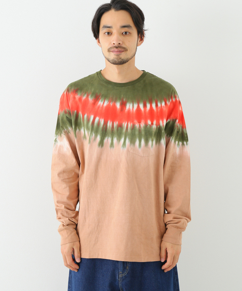 CAL O LINE（キャルオーライン）の「【CAL O LINE/キャルオーライン】タイダイロングスリーブ Tシャツ（Tシャツ/カットソー・メンズ・その他・LARGE/MEDIUM）」の4枚目の写真