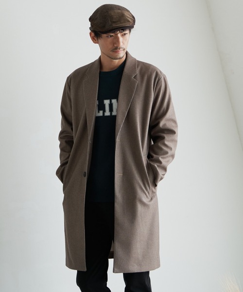 IKKA LOUNGE(イッカラウンジ)の「【消臭】EASYSTRETCHチェスターコート(チェスターコート・メンズ・チャコールグレー/ネイビー/ベージュ/グレー・S/M/L/XL)」の17枚目の写真