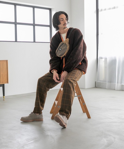 niko and...（ニコアンド）の「MIXオーバルボディバッグ（ボディバッグ/ウエストポーチ・メンズ・ブラック/オリーブ/ベージュ・FREE）」の4枚目の写真