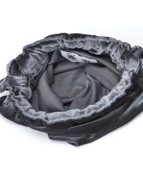 A part by（アパートバイ）の「【セレクト】ベルベットキンチャクバッグ（ハンドバッグ・レディース・シルバー/パープル・FREE）」の8枚目の写真