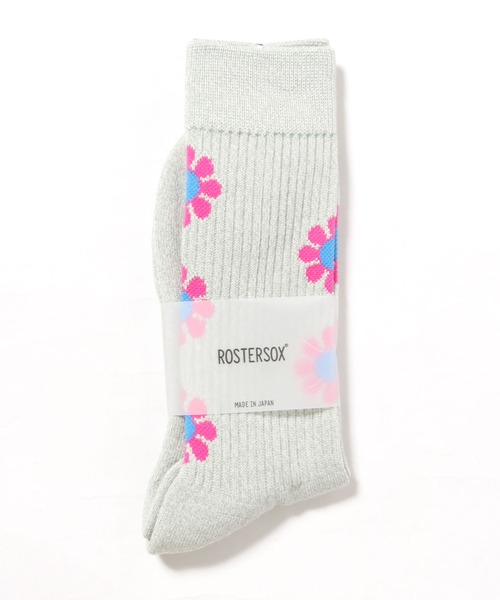 ROSTER SOX(ロスターソックス)の「ROSTER SOX/ロスターソックス PEACE SOCKS 靴下(ソックス/靴下・メンズ・パープル/グリーン/ベージュ・23~25cm/25~27cm)」の16枚目の写真