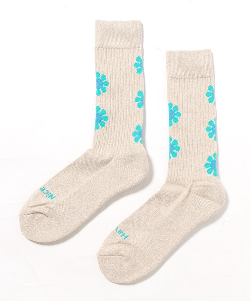 ROSTER SOX(ロスターソックス)の「ROSTER SOX/ロスターソックス PEACE SOCKS 靴下(ソックス/靴下・メンズ・パープル/グリーン/ベージュ・23~25cm/25~27cm)」の10枚目の写真