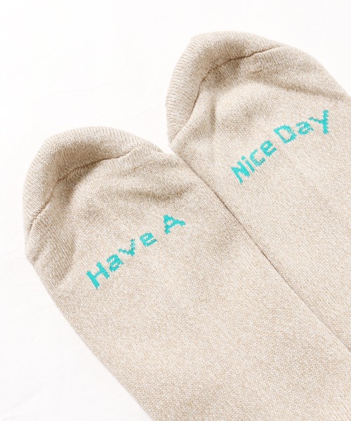 ROSTER SOX(ロスターソックス)の「ROSTER SOX/ロスターソックス PEACE SOCKS 靴下(ソックス/靴下・メンズ・パープル/グリーン/ベージュ・23~25cm/25~27cm)」の6枚目の写真