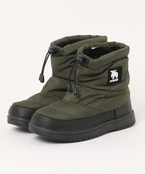 moz（モズ）の「【MOZ】モズ　ダウン調防水ブーツ　MZ-227001（ブーツ・レディース・ブラック系その他/ベージュ/グレー系その他/ブラック/ホワイト/ネイビー/カーキ/レンガ・24.0cm/24.5cm/23.5cm/23.0cm/25.0cm）」の6枚目の写真