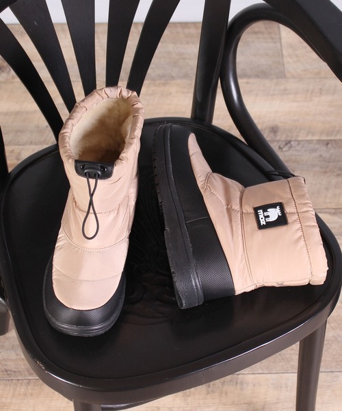 moz（モズ）の「【MOZ】モズ　ダウン調防水ブーツ　MZ-227001（ブーツ・レディース・ブラック系その他/ベージュ/グレー系その他/ブラック/ホワイト/ネイビー/カーキ/レンガ・24.0cm/24.5cm/23.5cm/23.0cm/25.0cm）」の12枚目の写真