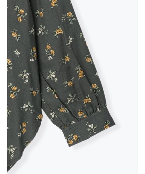 sm2rhythm（サマンサモスモスリズム）の「花柄プリントシャツ（シャツ/ブラウス・レディース・レッド/ブラック/グリーン・ﾌﾘ-）」の7枚目の写真